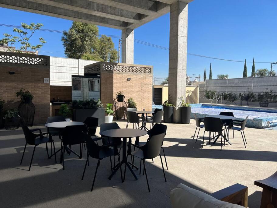 Depa Boho Al Sur Pet Friendly Piscina Gym Sala De Cine Lejlighed Guadalajara Eksteriør billede